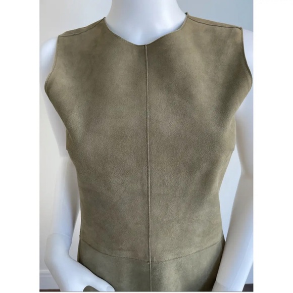 Vince Suede Sleeveless Dress - Picture 3 of 6